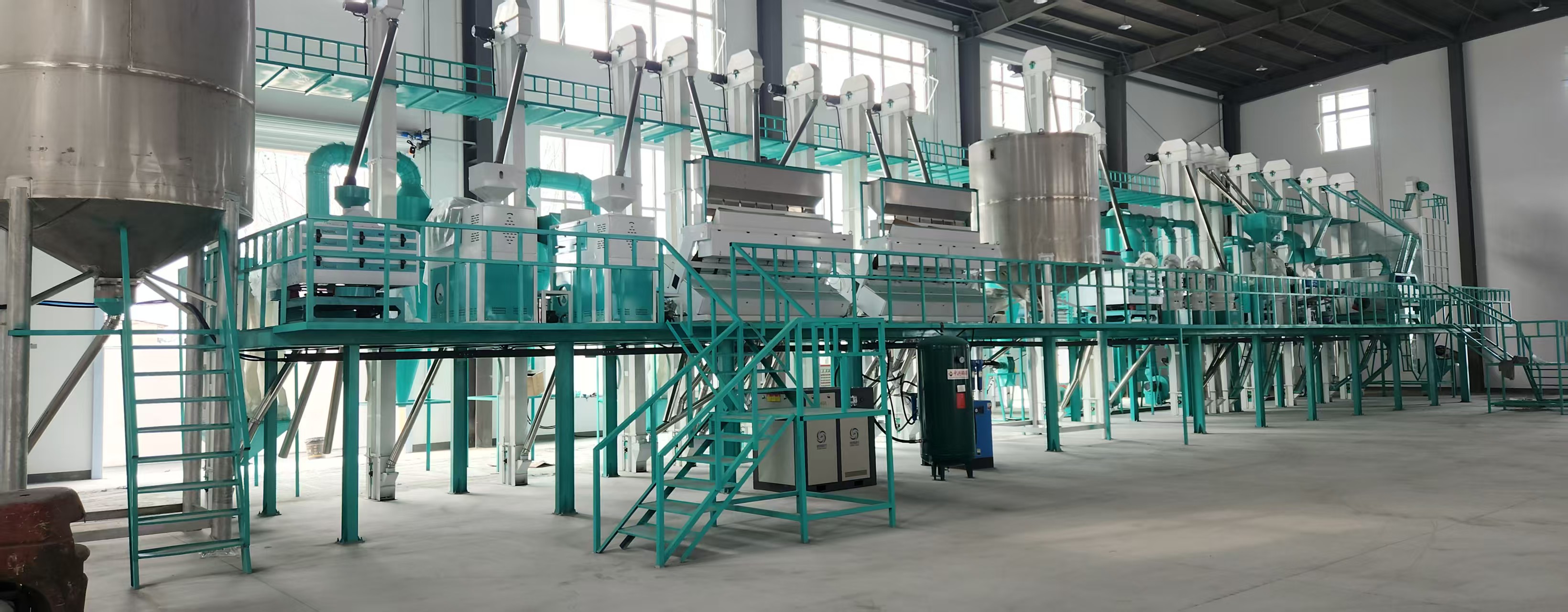 MNZJ60‑200T Complete Rice Milling Equipment